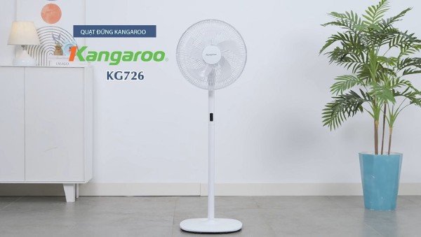 Quạt đứng có điều khiển từ xa Kangaroo KG726