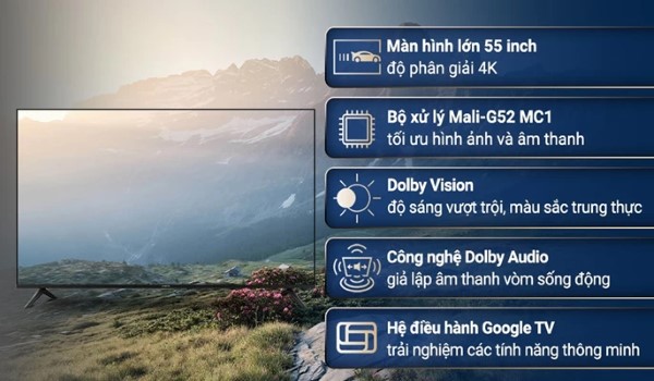 Xiaomi Google Tivi 55A Pro 55 inch