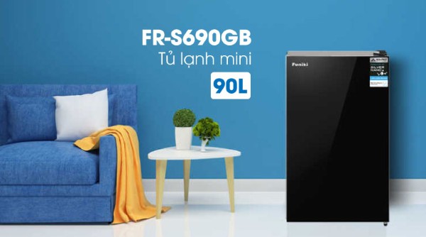 Tủ lạnh Funiki 90L HR S690GB phù hợp với cá nhân sống một mình
