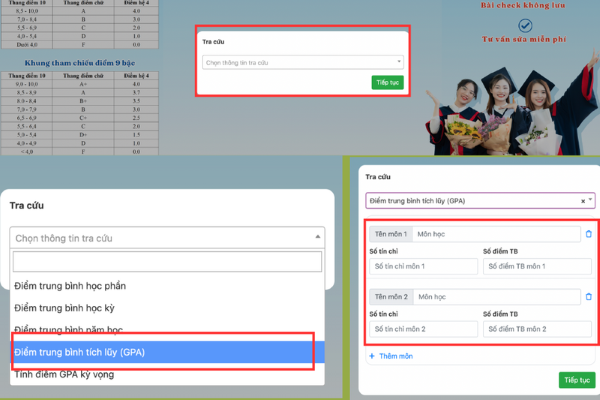 Chọn mục "Thông tin tra cứu"