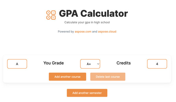 GPA Calculator
