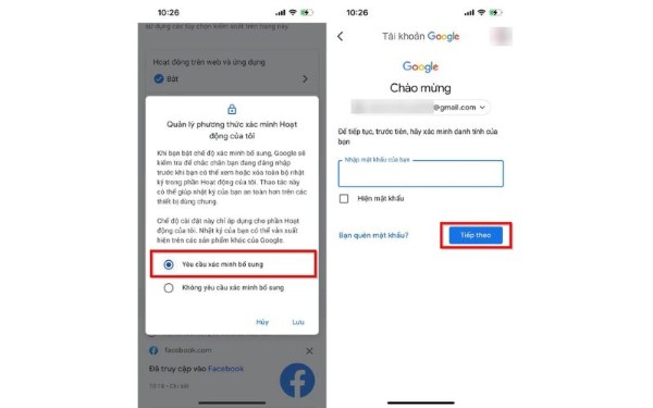 Chọn Yêu cầu xác minh bổ sung để hoàn tất