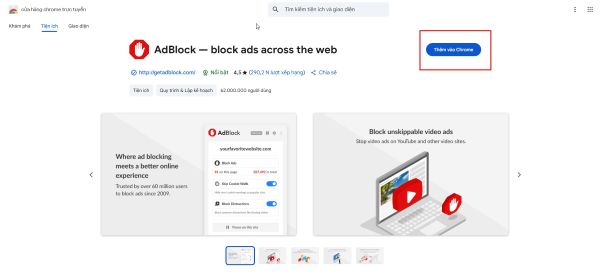 Nhấn “Thêm vào Chrome”
