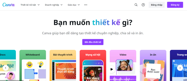 Đăng nhập tài khoản Canva