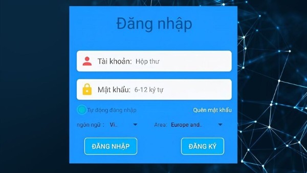 Mở ứng dụng quản lý đồng hồ và chọn “Quên mật khẩu”