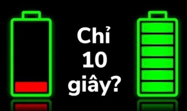 Không nên áp dụng các phương pháp sạc pin nhanh trong 10 giây "tự chế" 