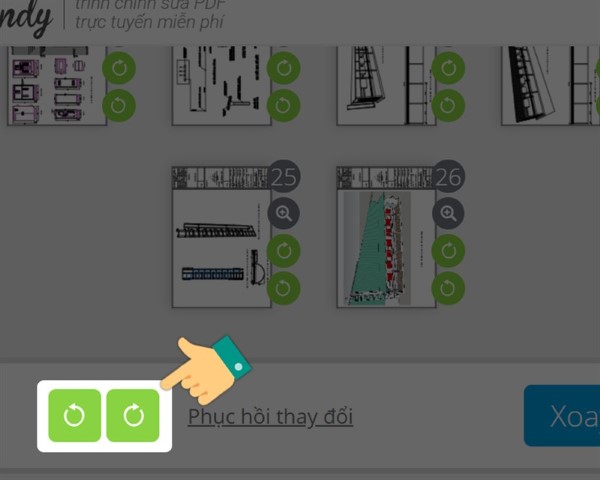 Nhấn xoay toàn bộ file nếu muốn