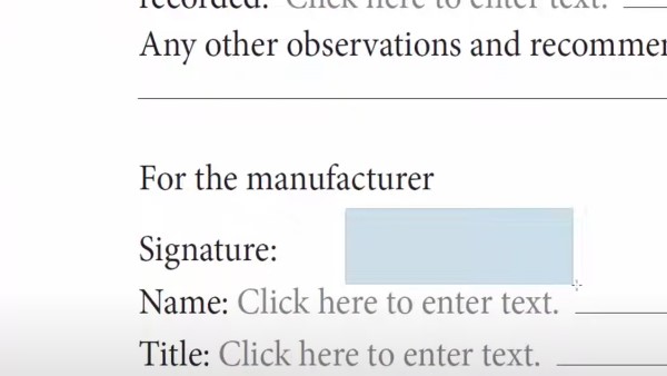 Chèn chữ ký, điều chỉnh kích thước, vị trí