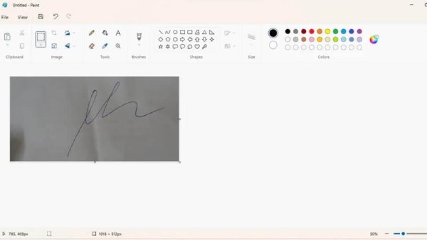Chuẩn bị hình ảnh chữ ký tay rõ nét