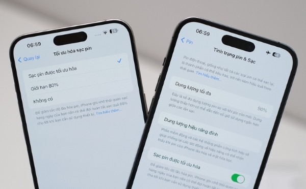 Số lần pin của iPhone dùng để đánh giá tình trạng và độ bền của pin 