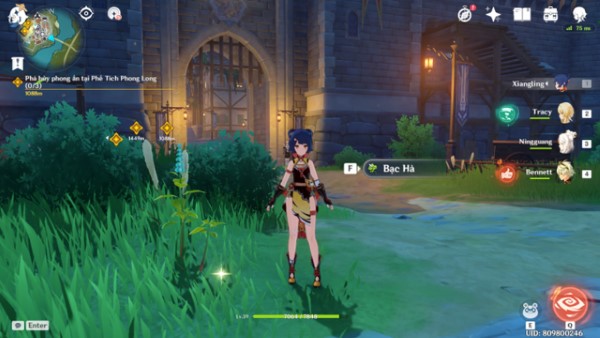 Người chơi sẽ được đưa đến khu vực ban đầu trong game