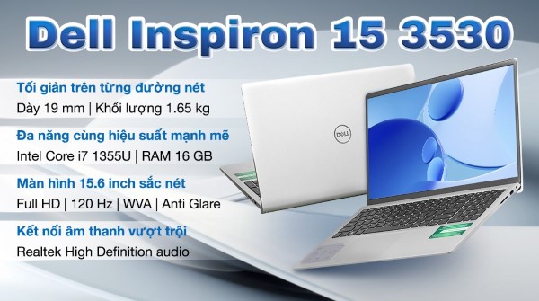 Laptop Dell Inspiron 15 3530 (P112F010)