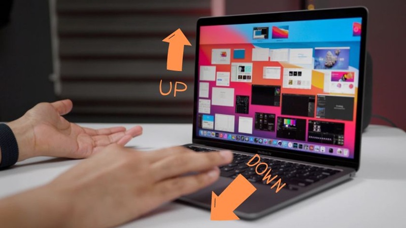 Tình trạng khi lăn chuột xuống nhưng nội dung lại cuộn lên và ngược lại