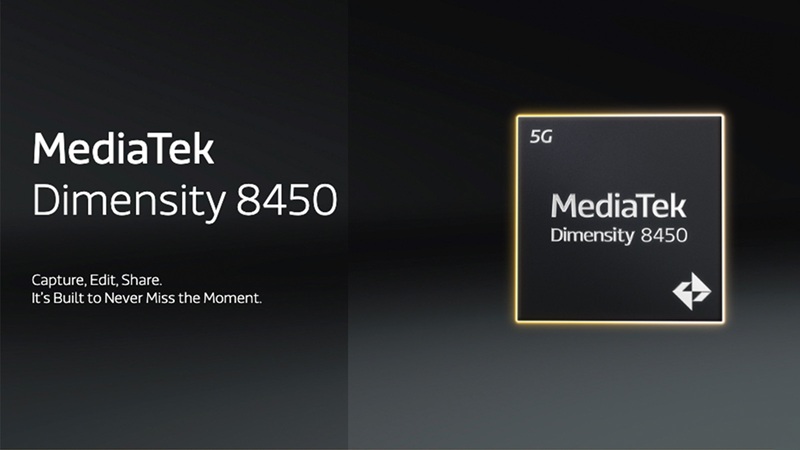 Chip Dimensity 8450 thuộc phân khúc cận cao cấp sản xuất trên tiến trình 4nm