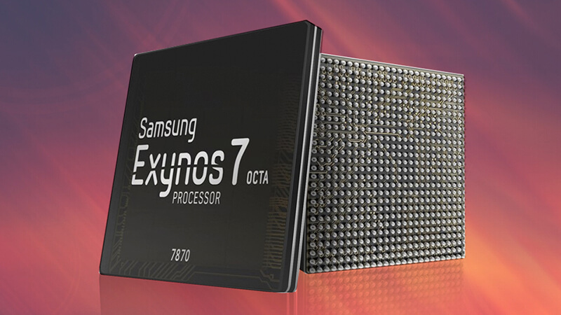 Exynos 7870 được sản xuất trên tiến trình 14nm FinFET do Samsung phát triển