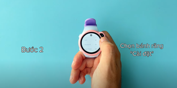 Chọn biểu tượng “Cài đặt”