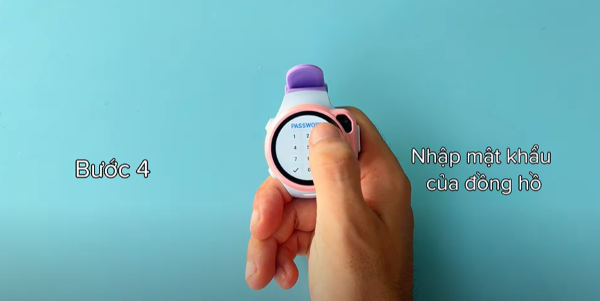 Nhập mật khẩu của đồng hồ