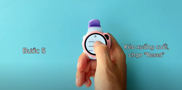 Chọn “Reset” để đặt lại