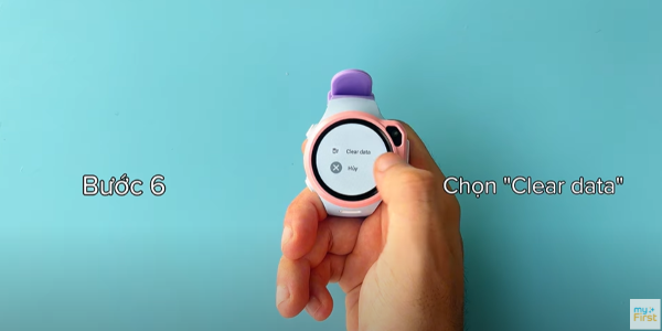 Chọn “Clear data”