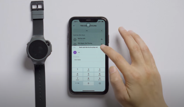 Nhập hoặc tìm kiếm tài khoản số điện thoại