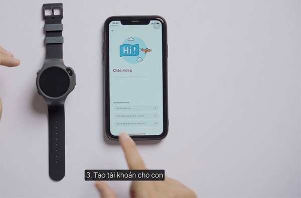 Chọn “Tạo tài khoản cho con”