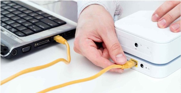 Kết nối trực tiếp máy tính với modem bằng dây LAN