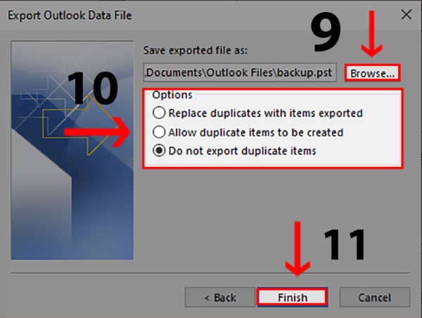 Nhấn Browse để chọn vị trí lưu file