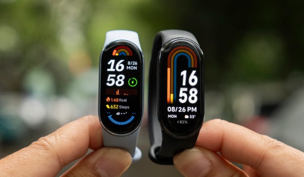 Xiaomi Band 9 và Band 8 đều sử dụng màn hình AMOLED 1.62 inch 60Hz