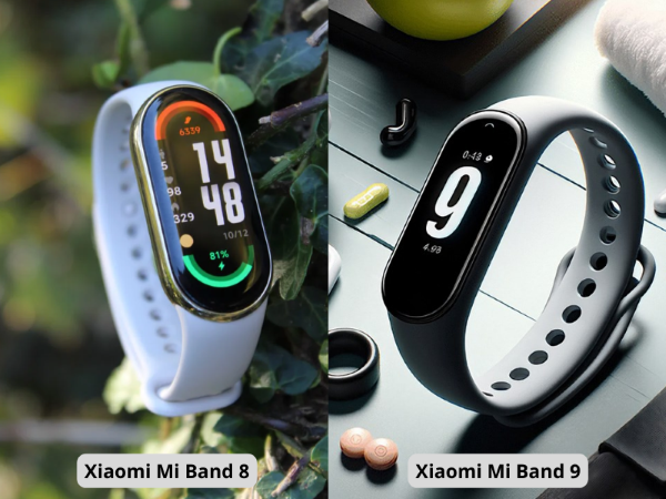 So sánh thông số trên Mi Band 9 vs Mi Band 8
