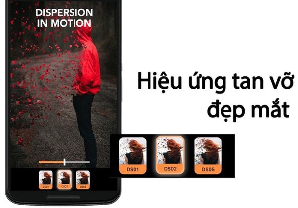 Ứng dụng Motionleap sở hữu một thư viện hiệu ứng độc đáo