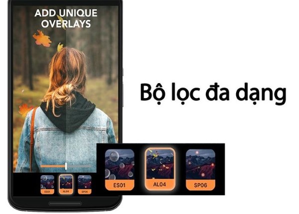 Motionleap tích hợp hàng loạt bộ lọc màu và công cụ chỉnh sửa đa dạng