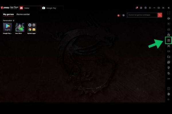 Chọn chức năng Install APK