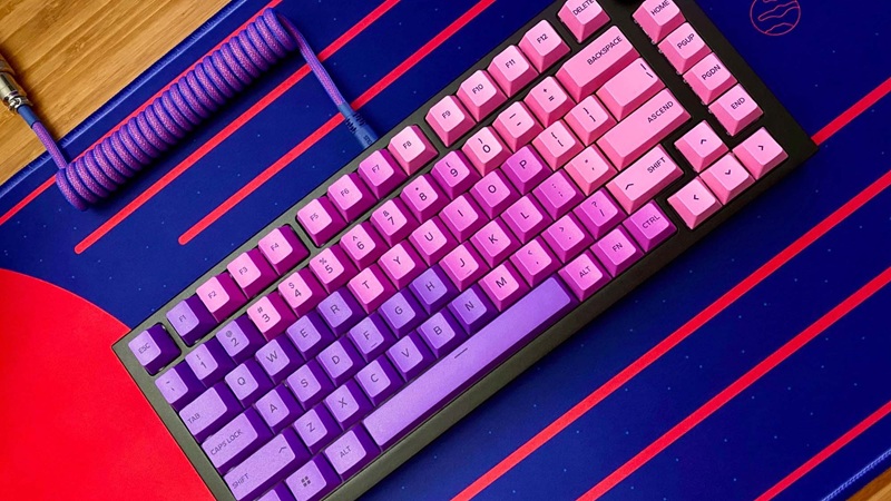 Bàn phím cơ được thiết kế với công tắc riêng biệt cho mỗi phím bấm