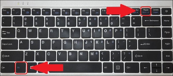 Nhấn tổ hợp Fn + NumLk thêm 1 lần nữa để tắt chế độ NumLock.