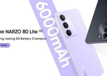Pin của realme Narzo 80 Lite 5G