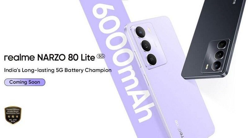 Pin của realme Narzo 80 Lite 5G