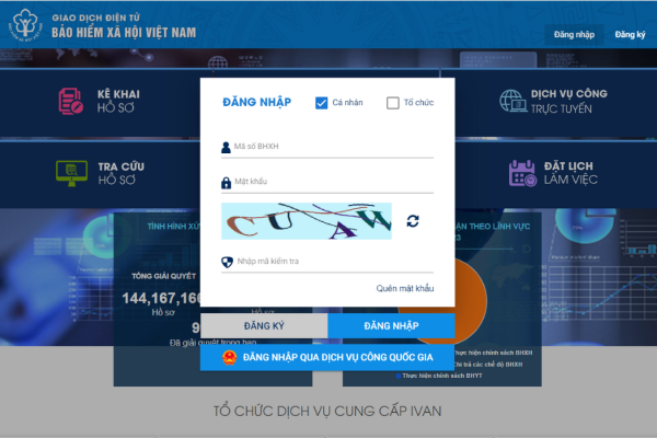 Nhấn chọn Quên mật khẩu