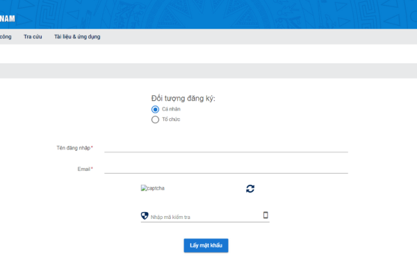 Chọn hình thức đăng nhập Cá nhân và nhập mã số BHXH 