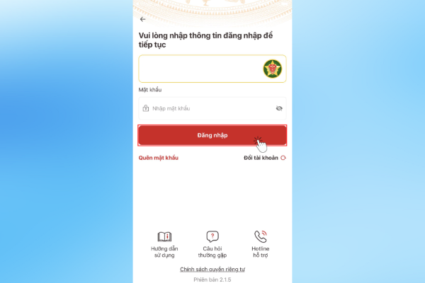 Hệ thống sẽ liên kết tự động và cấp quyền truy cập VssID