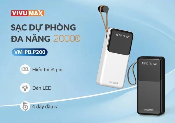 Vivumax P200 20000mAh