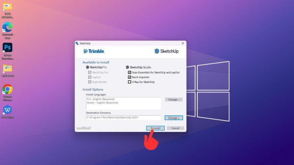 Chạy file để bắt đầu quá trình cài đặt