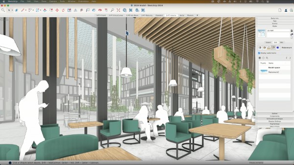 SketchUp phục vụ nhu cầu đa dạng của người dùng trong thiết kế