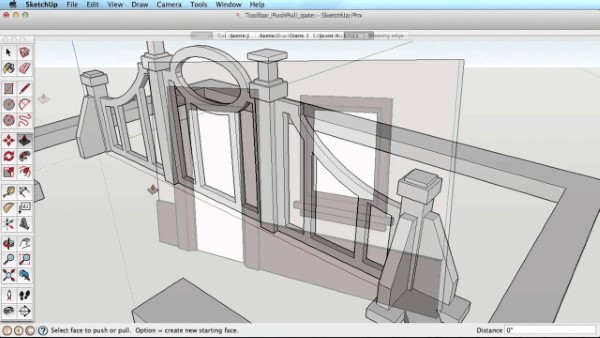 Khả năng chuyển từ hình 2D sang khối 3D với công cụ Push/Pull