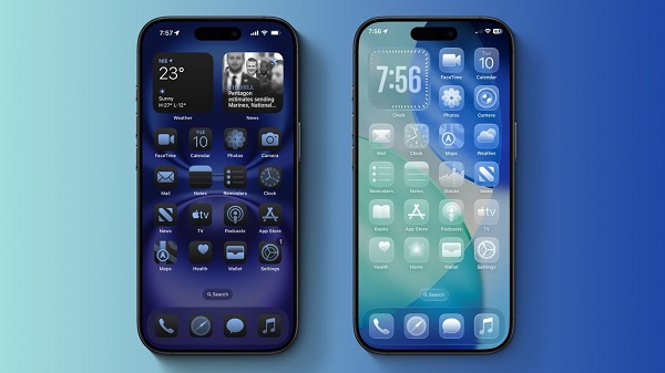 Ngôn ngữ giao diện mới được Apple sử dụng trên iOS 26 có tên gọi là Liquid Glass