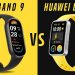 So sánh Mi Band 9 và Huawei Band 9