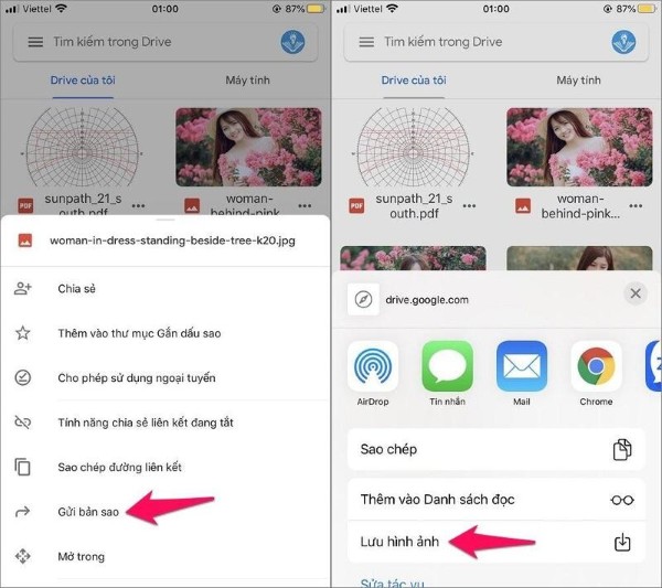 Chọn mục "Lưu hình ảnh"