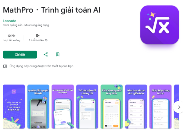 Tải MathPro trên Android
