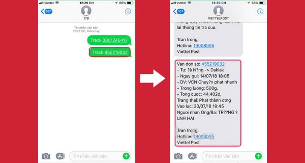 Nhập cú pháp: Track_Mã vận đơn gửi 178