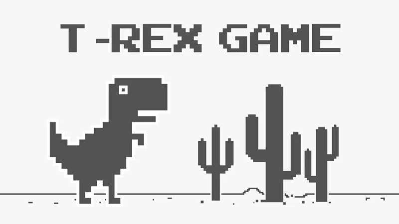 Game khủng long nhảy hay còn gọi là Chrome Dino hoặc T-Rex Game
