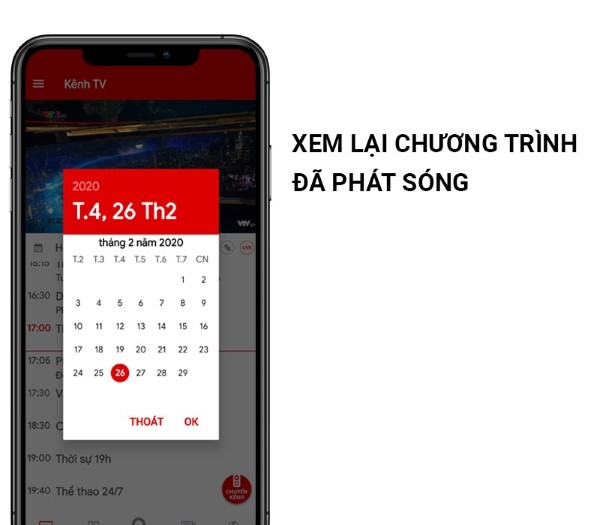 Xem lại nội dung đã phát sóng trong vòng 6 tháng gần nhất